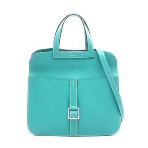 Hermes Arzan 31 Green Handbag